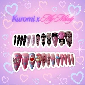 Kuromi x My Melody Nail Set